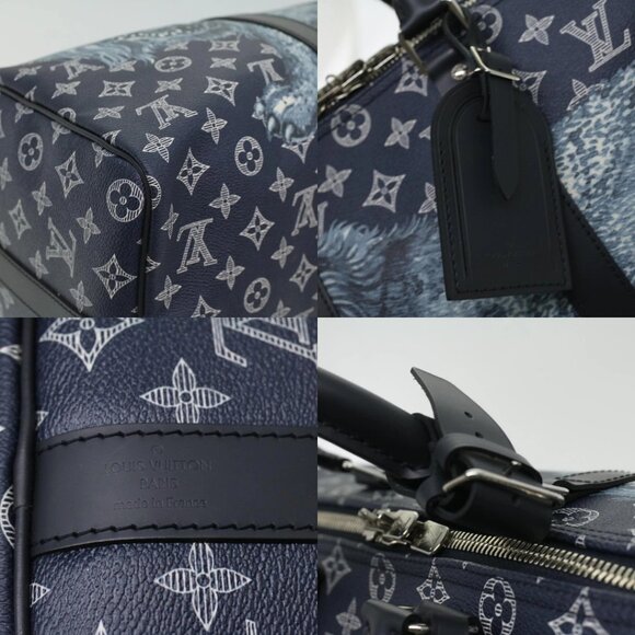 LOUIS VUITTON Monogram savanna Keepall Bandouliere 45 Boston M54129 Auth 33473S - Picture 14 of 15